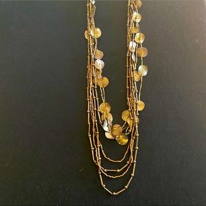 Fun multistrand necklace